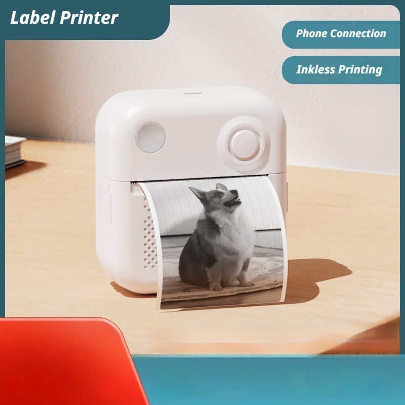 Mini Pocket Thermal Printer Paper Roll - ミニポケット Bluetooth サーマルプリンター写真ステッカーラベル用サーマルペーパーロール付きプランナースクラップブッキング Diy オフィス用