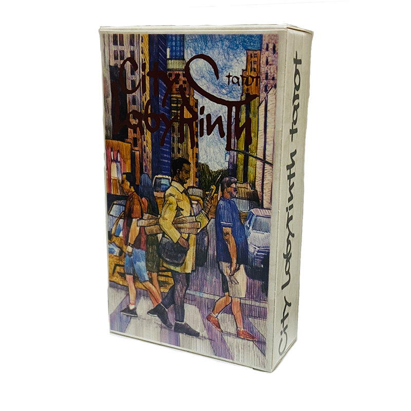 シティラビリンス タロットカード 78枚組 英語版 ボードゲ - Tarot Deck With Guidebook のレビューと価格