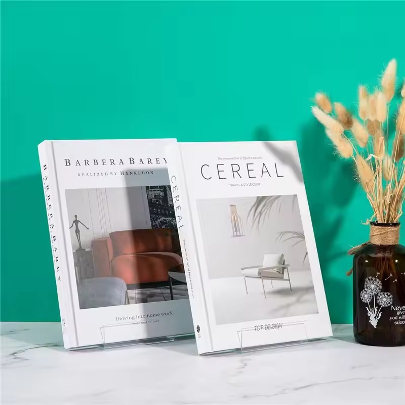 4 個アクリルブックスタンドブックホルダーディスプレイ用クリ - Clear Acrylic Book Stand Holder のレビューと価格