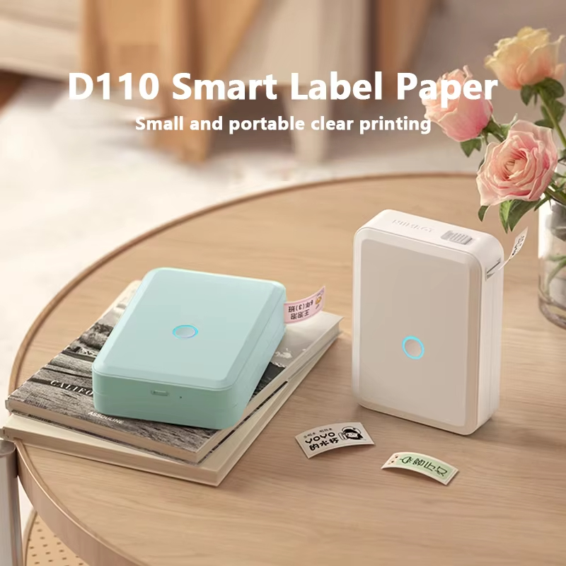 Niimbot D110 ミニポータブル熱粘着ステッカーラベ - Mini Pocket Thermal Printer Paper Roll のレビューと価格