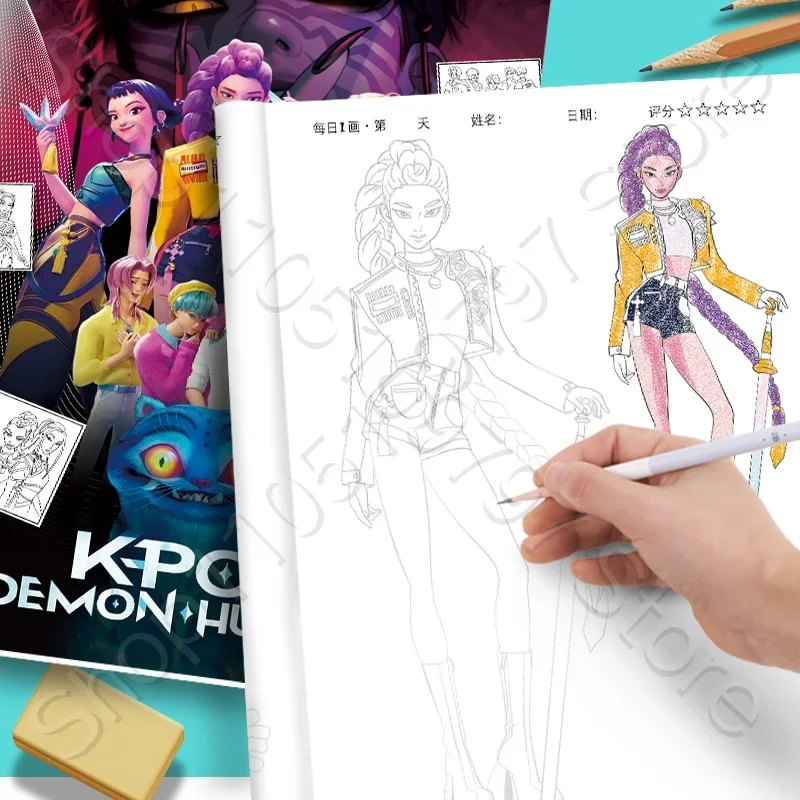 アニメガールズ ルミ ミラ ゾイ ハンターズ テーマ カラー - Adult Coloring Book Stress Relief のレビューと価格